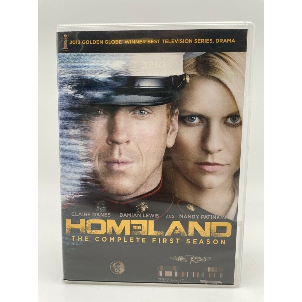 Homeland The Complete First Season DVD 2012 Golden Globe Winner 4-Disc Set Drama